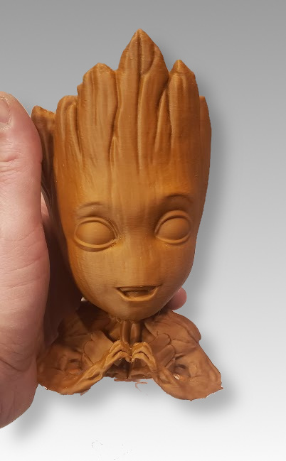 Unpainted Small Groot Plant Holder (Heart Pose)